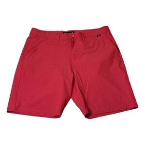 Men's Red Golf Shorts